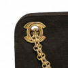 Sac CHANEL Vintage jersey marron