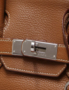 Birkin 30 HERMES Taurillon Clémence gold