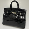 Birkin 25 HERMES crocodile Niloticus noir