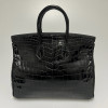 Birkin 25 HERMES crocodile Niloticus noir