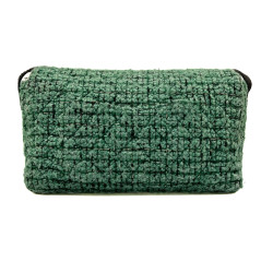 Sac CHANEL tweed vert