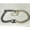 Chocker CC bicolore CHANEL argent doré