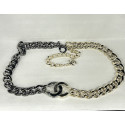 Chocker CC bicolore CHANEL argent doré