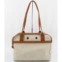 Cabas pour chien HERMES beige