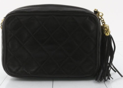 Petit caméra CHANEL vintage noir