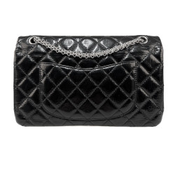 2.55 CHANEL verni cuir noir