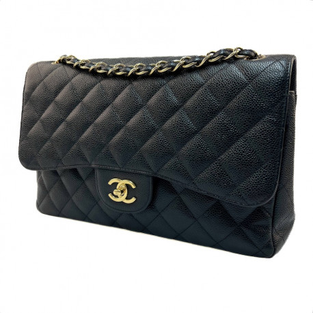 Sac Jumbo CHANEL cuir caviar