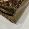 CHANEL evening clutch in golden brown moire sequins