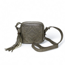 Mini sac LOEWE cuir doré or pâle