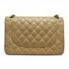 Jumbo CHANEL caviar beige