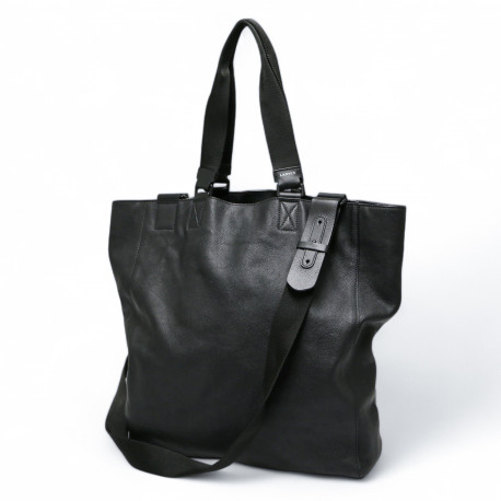 Cabas LANVIN cuir noir souple