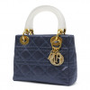 Mini Lady DIOR satin bleu