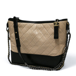 Gabrielle CHANEL bicolore beige noir GM