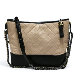 Gabrielle CHANEL bicolore beige noir GM