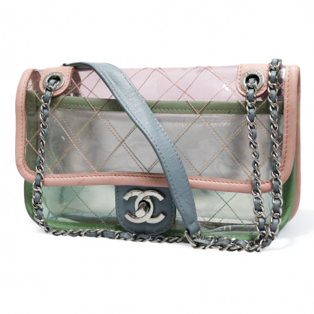 Sac Timeless CHANEL transparent VALOIS VINTAGE PARIS