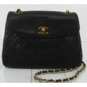 Sac classique vintage CHANEL noir