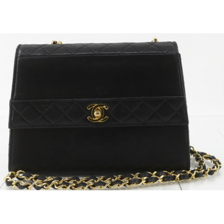 Mini sac CHANEL trapeze noir