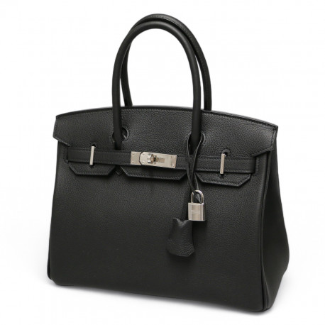 Birkin 30 HERMES Togo noir 