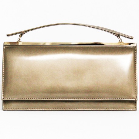 Pochette CHRISTIAN DIOR en cuir gris