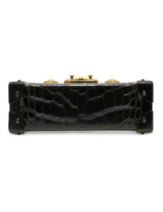 Sac petite malle LOUIS VUITTON Alligator noir