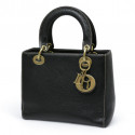 Lady DIOR medium cuir grainé