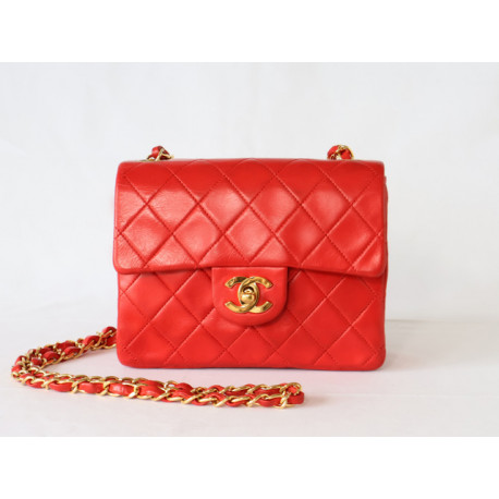 Sac rouge CHANEL 