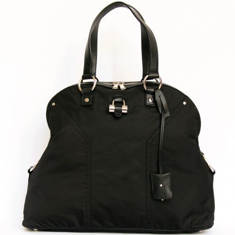 sac muse 1 YVES SAINT LAURENT en toile noire