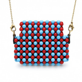 Collier FENDI sac perles