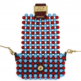 Collier FENDI sac perles