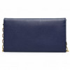 Sac pochette PRADA cuir Saffiano bleu