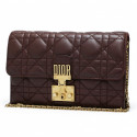 Petit sac Dioraddict DIOR cuir bordeaux