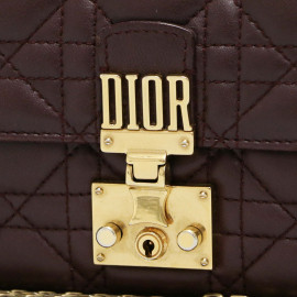 Petit sac DIOR Dioraddict cuir bordeaux