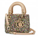 Sac micro Lady DIOR strass