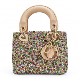 Sac micro Lady DIOR strass