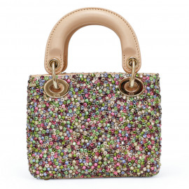 Sac micro Lady DIOR strass