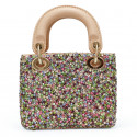 Sac micro Lady DIOR strass