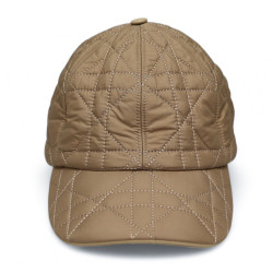 Casquette DIOR matelassé beige