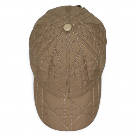 Casquette DIOR matelassé beige