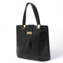 Sac Berry HERMES cuir box noir