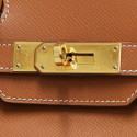 Birkin 30 HERMES cuir Epsom Gold