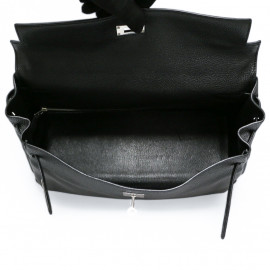 Kelly 35 HERMES cuir de veau Togo noir