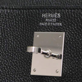 Kelly 35 HERMES cuir de veau Togo noir