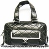 Sac CHANEL cuir matelassé noir