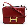 Sac Constance 23 rouge HERMES cuir box