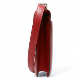 Constance HERMES cuir box rouge H