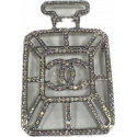 Broche CHANEL flacon de parfum cristaux