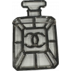 Broche CHANEL flacon de parfum cristaux