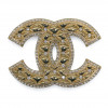 BroBroche CHANEL dorée matelassé