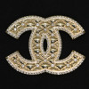 BroBroche CHANEL dorée matelassé