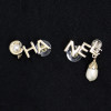 Boucles d'oreilles CHANEL perle poire